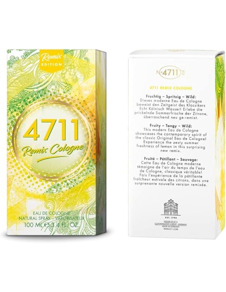 4711 Lemon Eau De Cologne Spray 100ml - TheBeautyCool