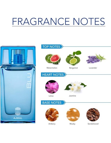Ajmal Blu Men Edp 90ml - TheBeautyCool
