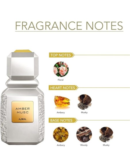 Ajmal Amber Musc Edp 100ml - TheBeautyCool